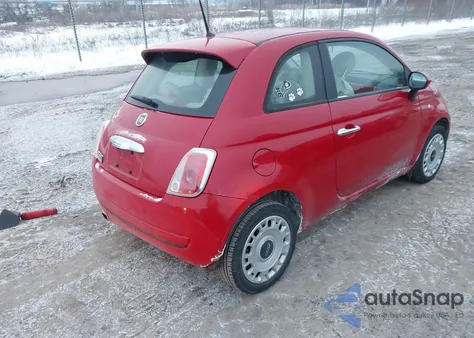2013 Fiat 500 Pop из США, поврежденный, VIN 3C3CFFAR1DT738415